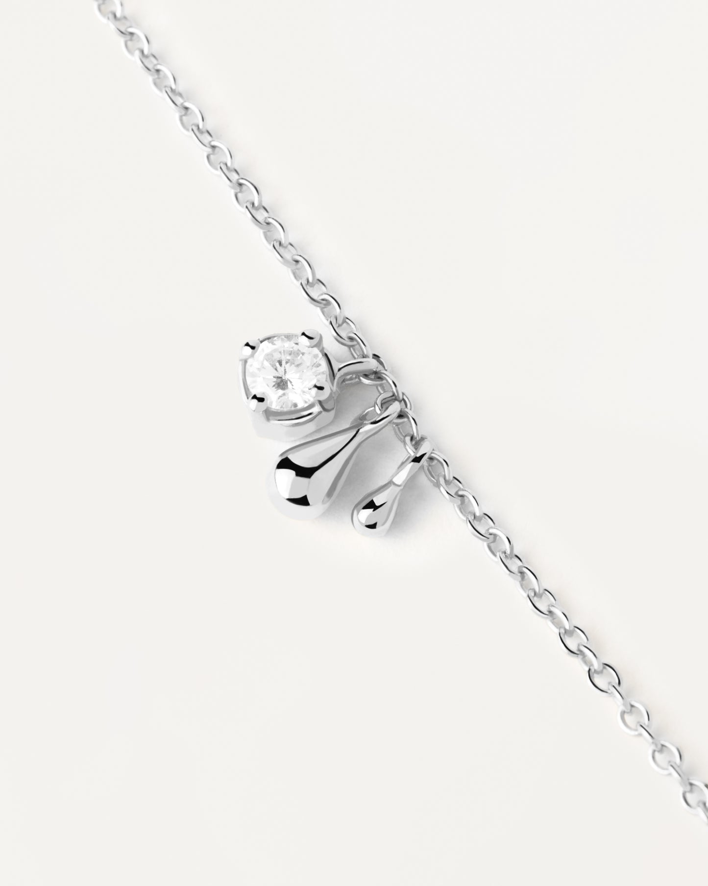 PDPAOLA Water Silver Necklace