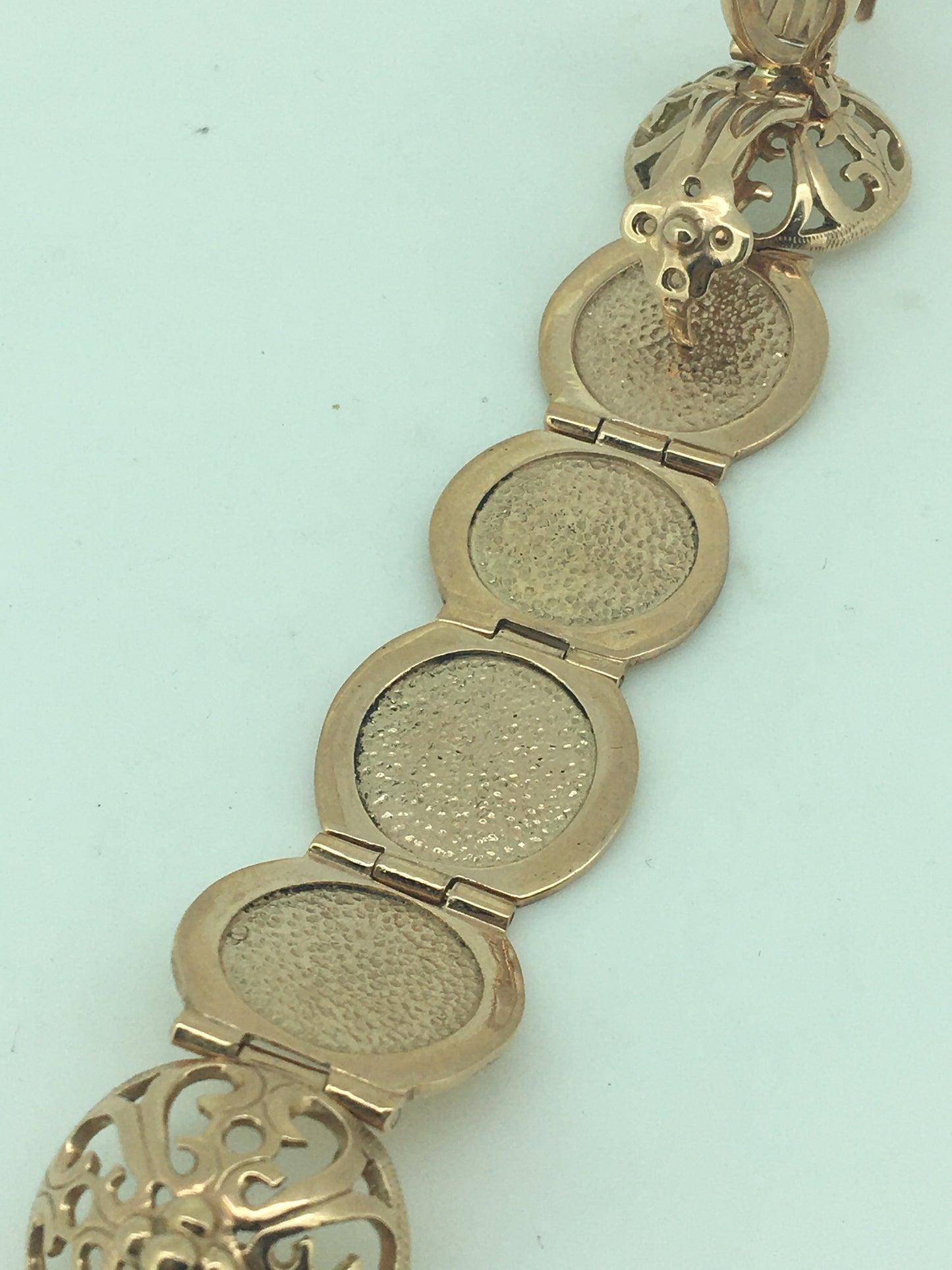 9ct Rose Gold Filagree Photo Ball Enhancer