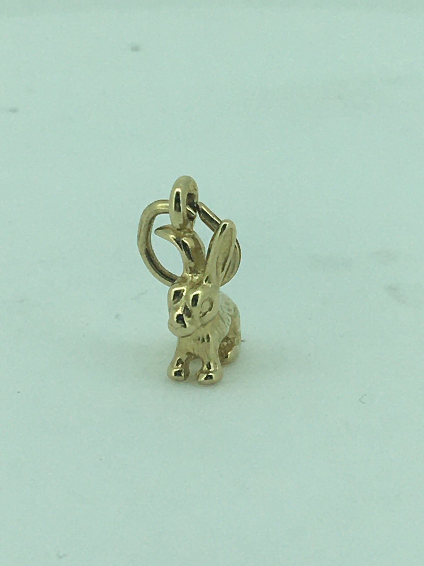 9ct Yellow Gold Rabbit Pendant