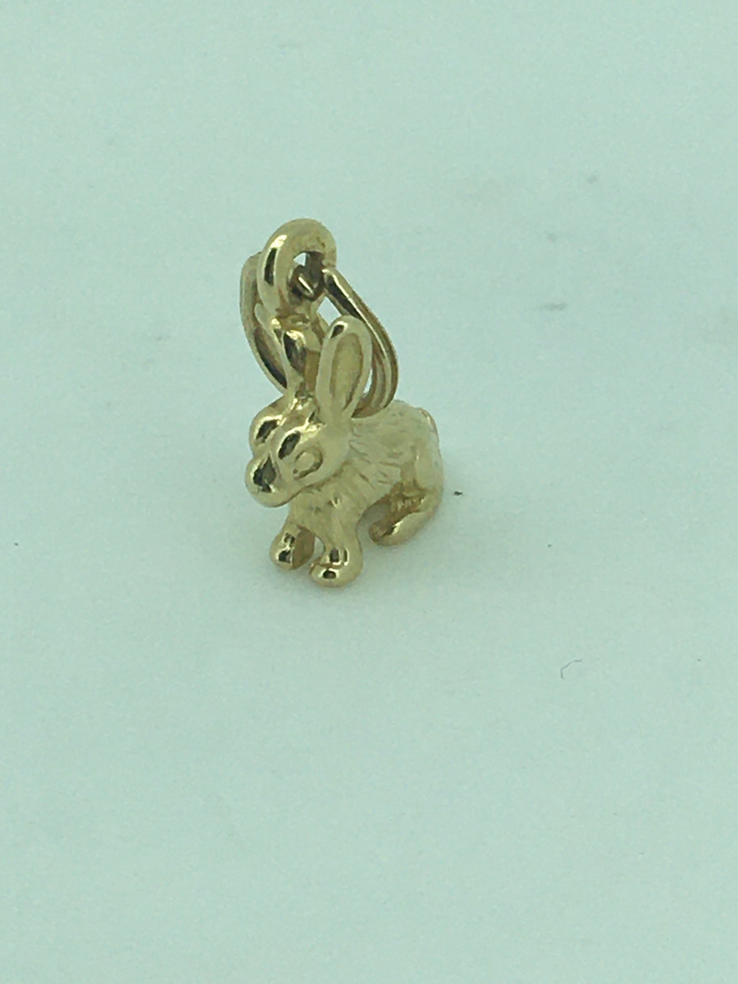 9ct Yellow Gold Rabbit Pendant