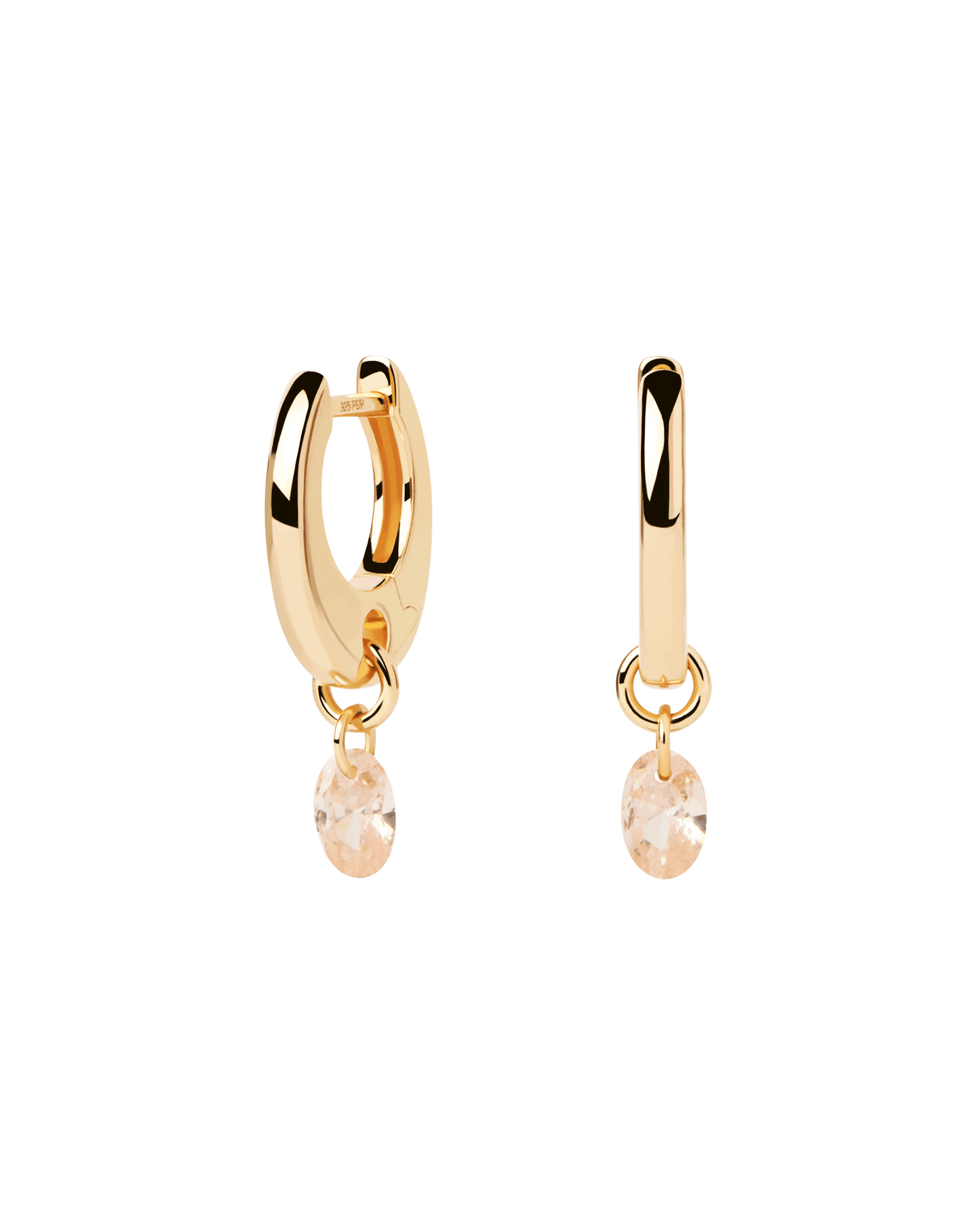 PDPAOLA Peach Lily Hoops