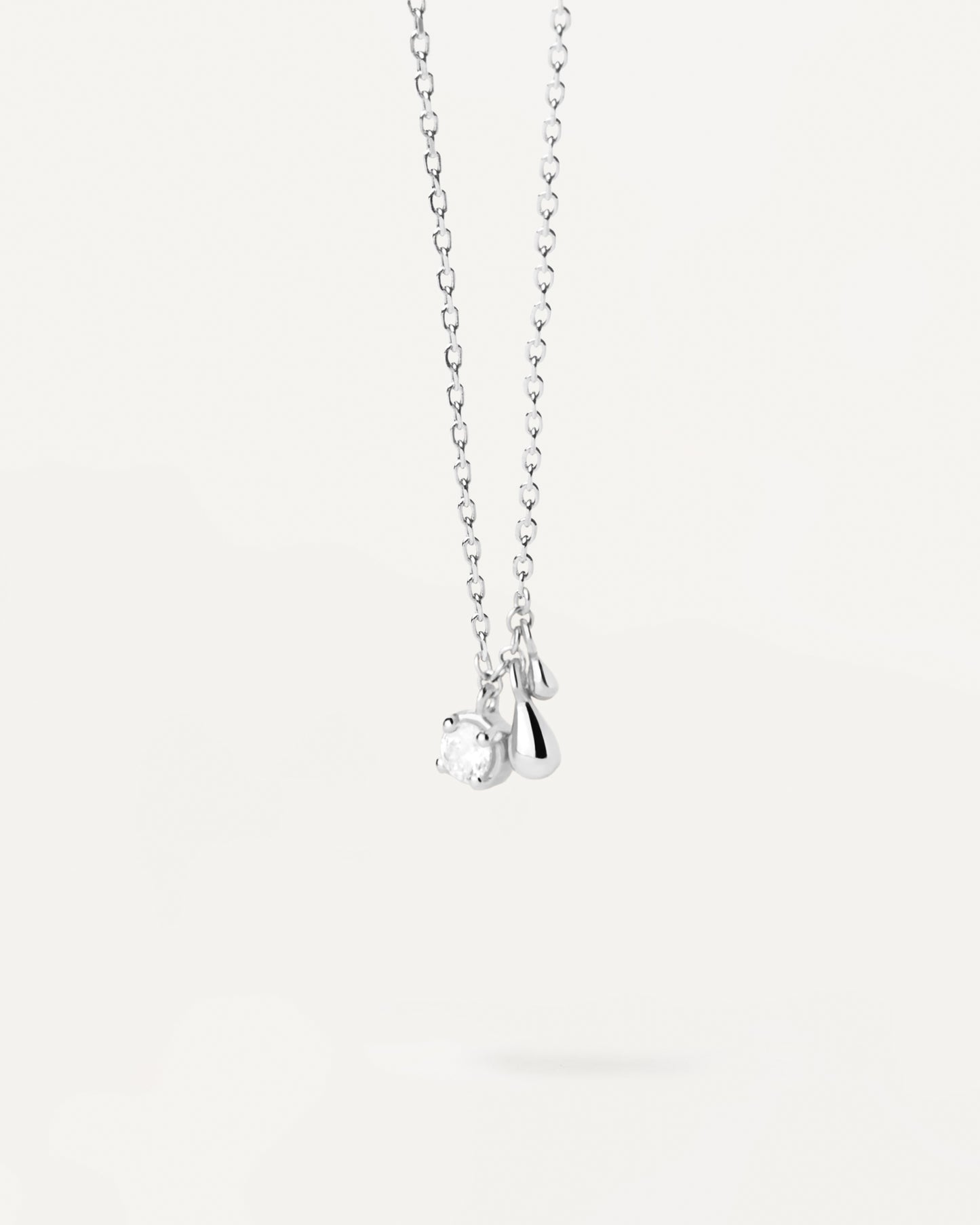 PDPAOLA Water Silver Necklace